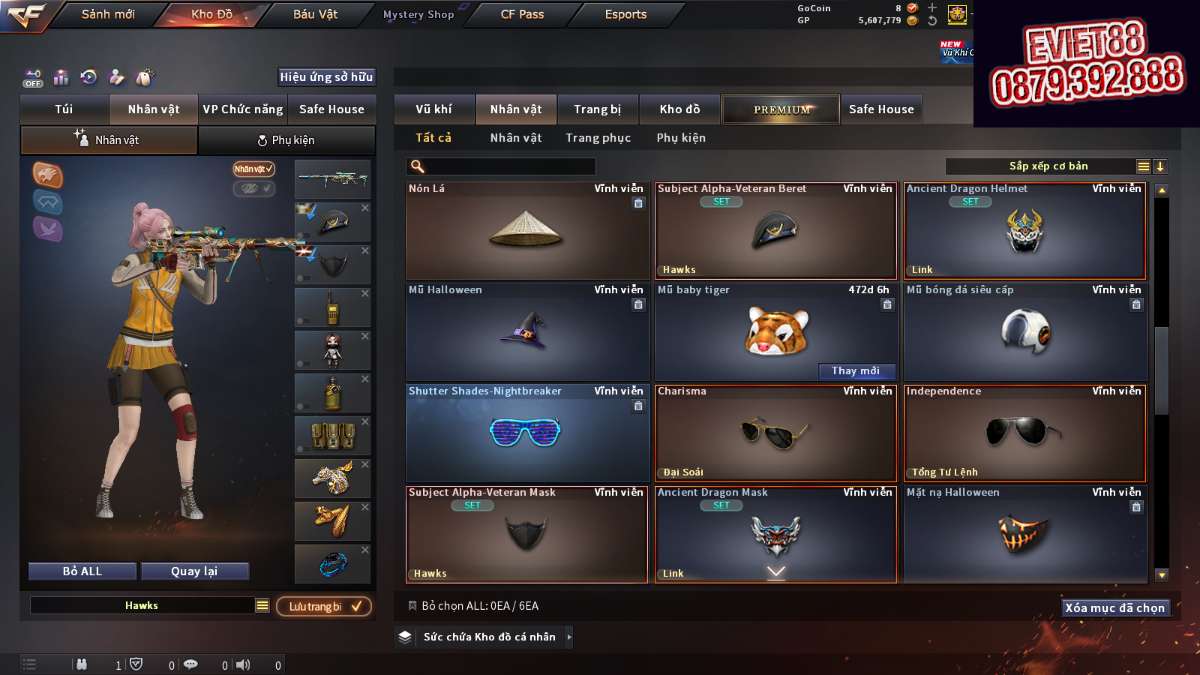 shop acc cf uy tin gia re